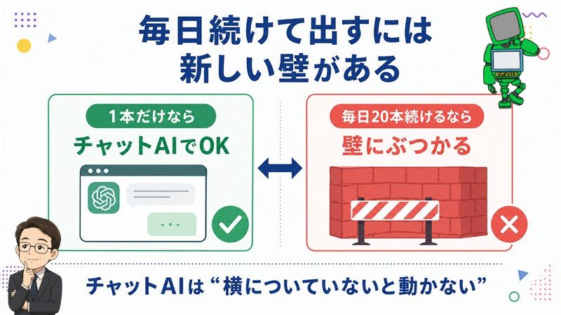 第3章 毎日続けて出すには新しい壁がある