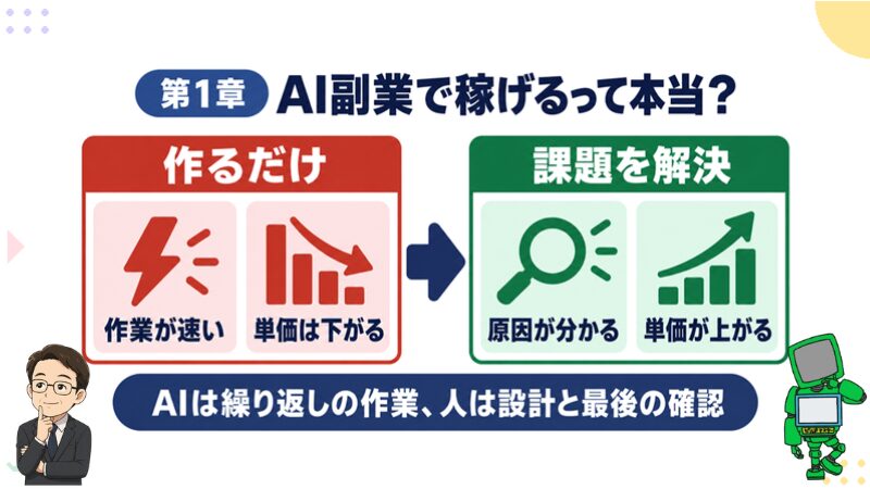 第1章 AI副業で稼げるって本当?
