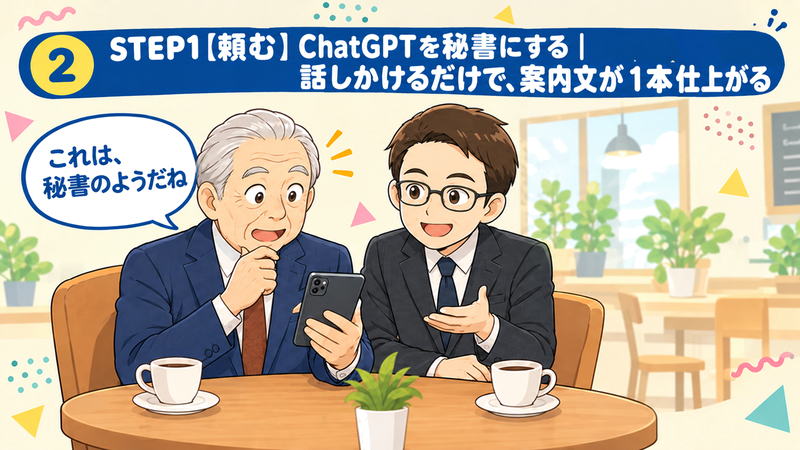 ChatGPTを秘書にする